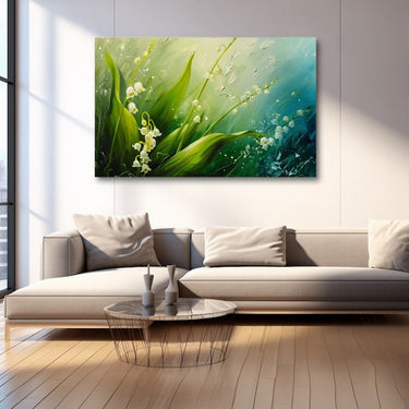 Large Flower Acrylic Painting